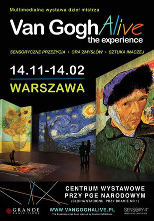 Van Gogh Alive na Stadionie Narodowym [WYSTAWA, BILETY, PROGRAM]