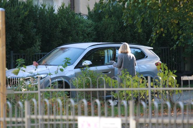 Małgorzata Tusk w wypożyczonym BMW.