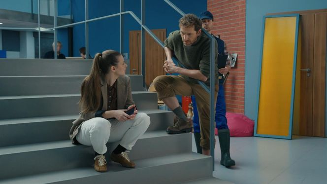 Barwy szczęścia, odc. 3202: Szczepan (Robert Gulaczyk), Gabrysia (Marta Juras)