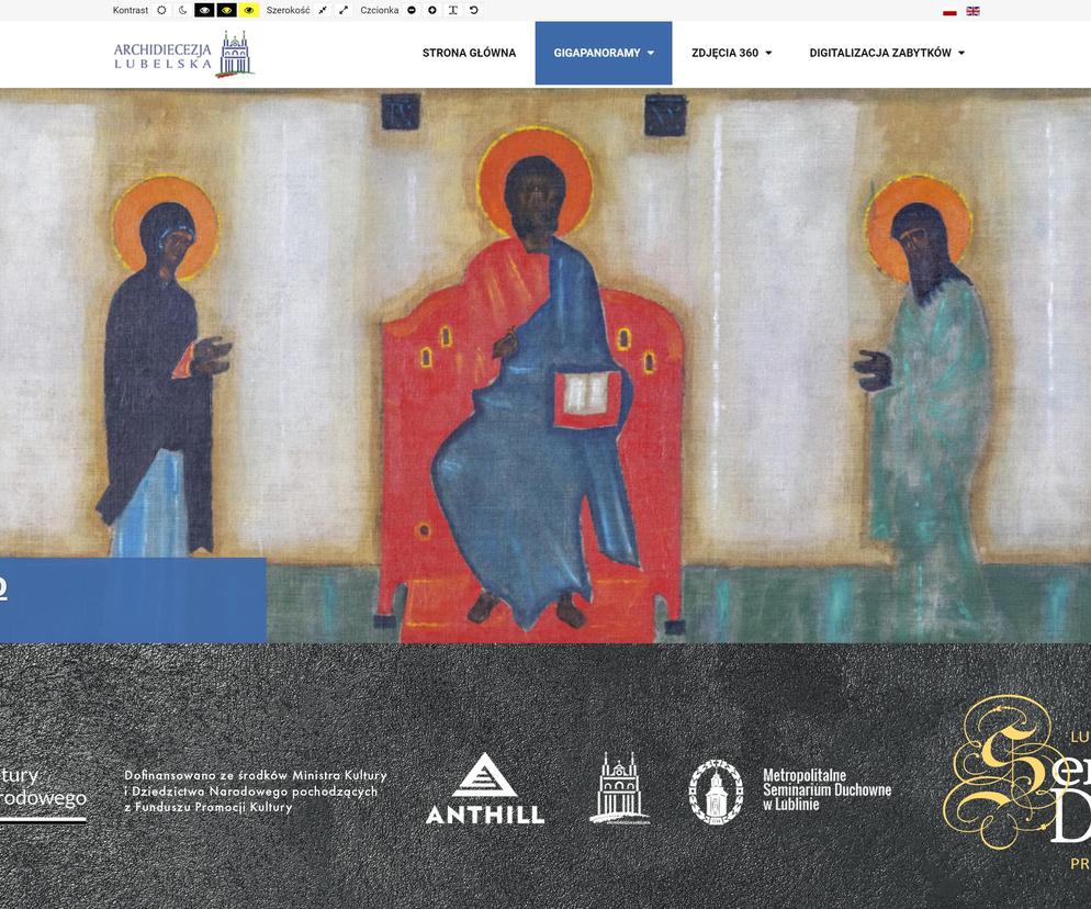 Seminarium Duchowne Ikonostas - plakat projektu 