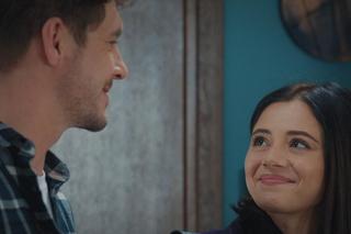 M jak miłość odc. 1796. Iza (Adriana Kalska) Marcin (Mikołaj Roznerski)