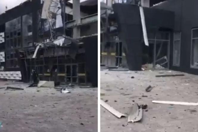Basen w Mariupolu zbombardowany. W środku kobiety i dzieci [WIDEO]