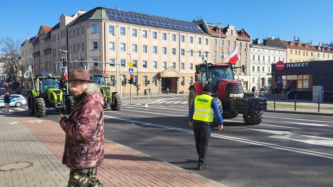 Protest rolników w Opolu w środę 19 marca 2025 roku