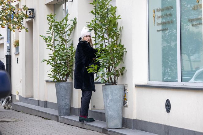 Grażyna Szapolowska  na zakupach w butiku Doroty Goldpoint