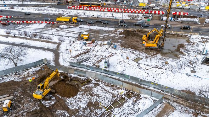 Budowa tramwaju do Dworca Zachodniego w styczniu 2025