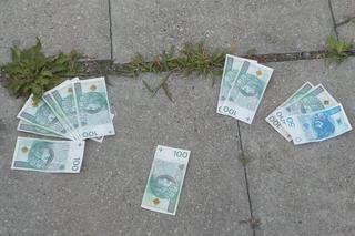 Zbierali pieniądze jak grzyby! Gotówka leżała na ulicy 