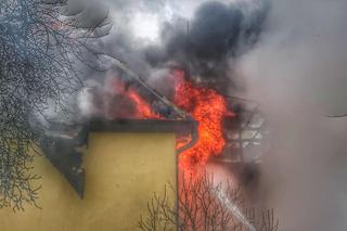Pożar w Hajnówce [12.02.2021]