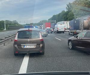 Wypadek na autostradzie A4
