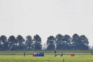 Dron runął na pole rolnika pod Elblągiem