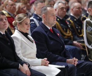 Marta Nawrocka w czasie obchodów Narodowego Święta Niepodległości