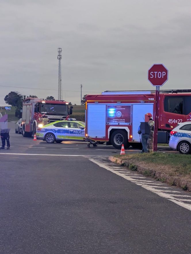 Wypadek w miejscowości Wielowieś