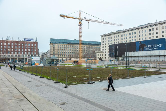 Budowa parkingu podziemnego pod placem Powstańców Warszawy