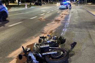 Śmiertelny wypadek na Bazyliańskiej. Nie żyje motocyklista