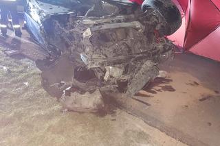 Lubelskie: Na poboczu drogi był wrak BMW. W środku był mężczyzna, który nie dawał oznak życia
