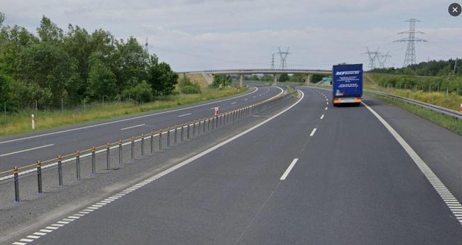 Długi zakręt na S10 obwodnicy Morzyczyna