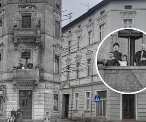 Ta fotografia kamienicy z Bydgoszczy ma ponad sto lat. Czy wiadomo, kim była rodzina stojąca na balkonie? [GALERIA]
