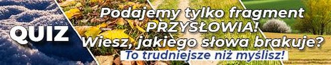 QUIZ. Podajemy tylko fragment przysłowia! Wiesz, jakiego słowa brakuje?