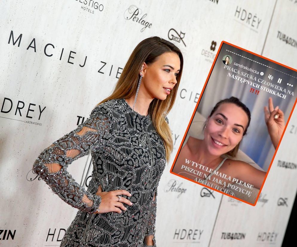 Sandra Kubicka nie przejmuje się hejtem i szuka pracowników. Jakie warunki oferuje?
