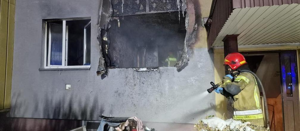 Nowy Sącz. Tragiczny pożar mieszkania. Jedna osoba nie zdążyła uciec