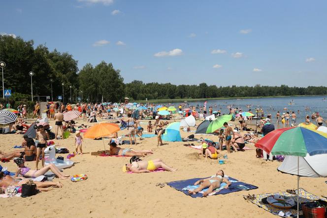 Plażowicze opanowali Pogorię III. Rekordowa frekwencja