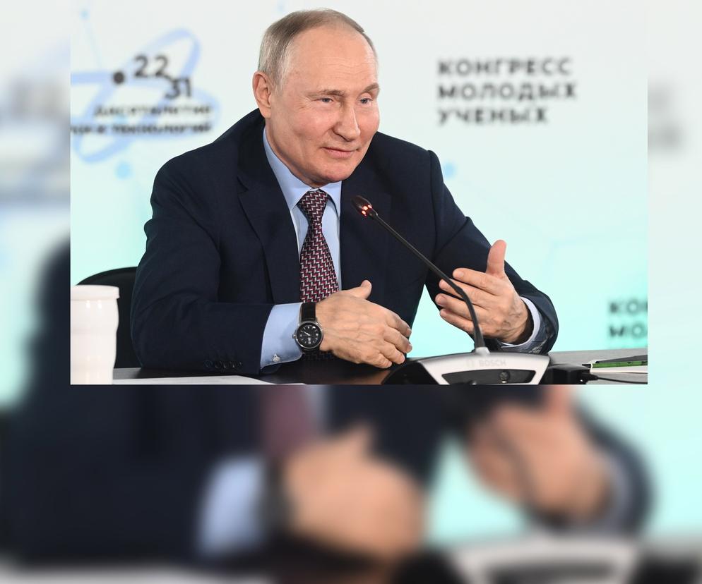 Rosja/ Media: kolejna inscenizacja dla mediów podczas spotkania z Putinem – zdradził go zegarek