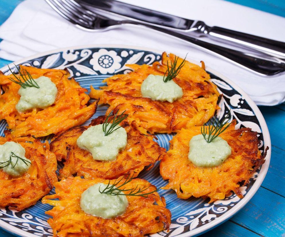 placki ziemniaczane z marchewką