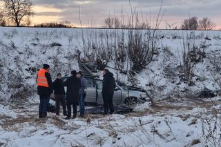 Wypadek na przejeździe kolejowym pod Łeknem