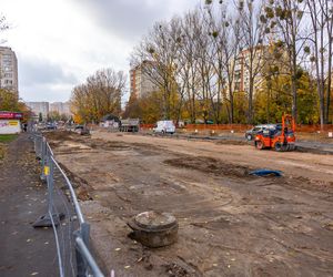 Budowa tramwaju na Stegny w Warszawie