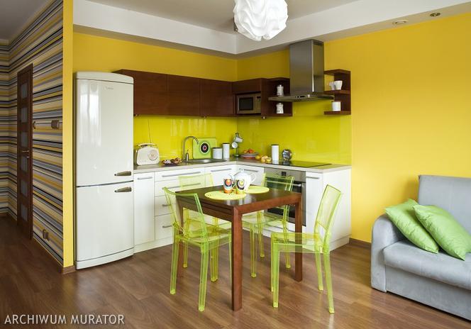 Kolor żółty w kuchni