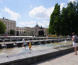 Upał w centrum Lublina