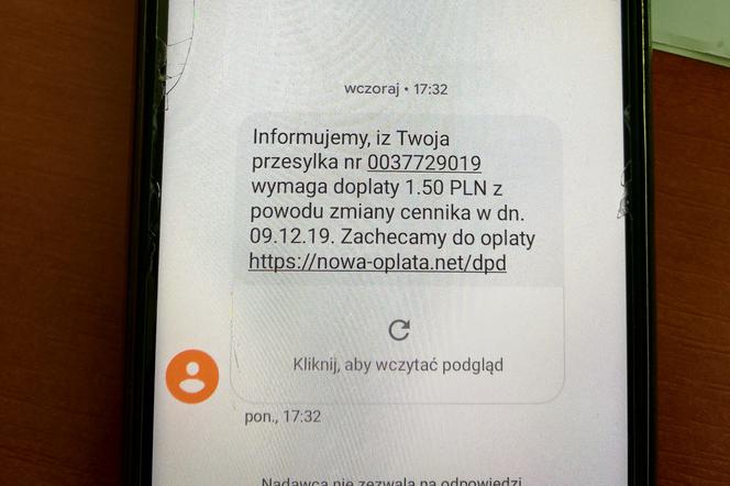 Takiego SMSa dostała mieszkanka Szczecinka.