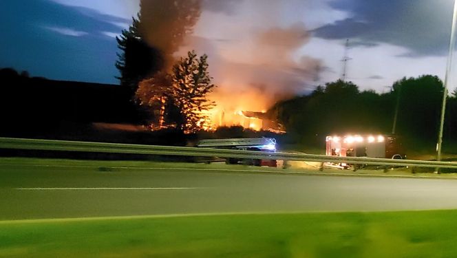 Pożar pustostanu w Rzeszowie [GALERIA]