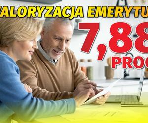 Waloryzacja emerytur 7,88 proc. 