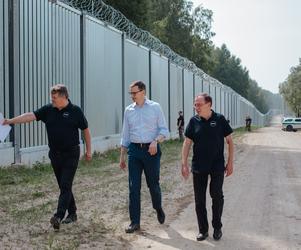 Zapora na granicy z Białorusią. Bariera fizyczna jest już gotowa