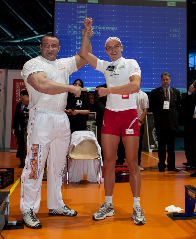 Mariusz Pudzianowski i Paweł Rańda 