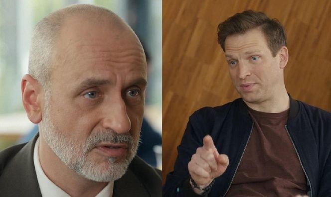 Barwy szczęścia, odcinek 3249. Kornel (Jakub Bohosiewicz),  Łukasz (Michał Rolnicki)