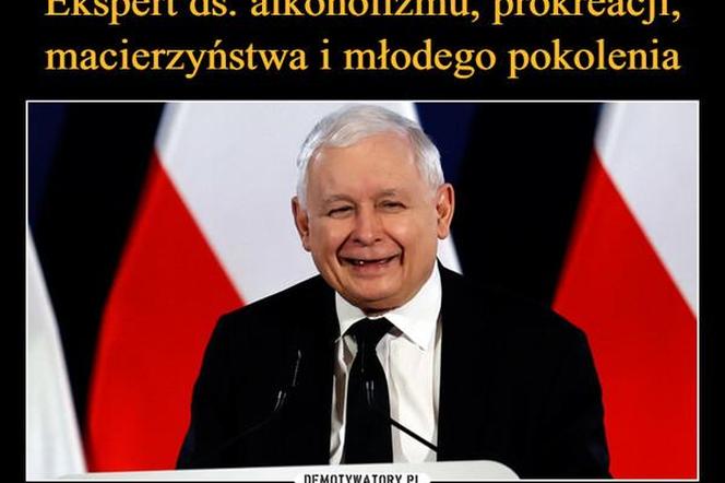 Najlepsze memy z okazji 75. urodzin Jarosława Kaczyńskiego. Te obrazki rozbawią cię do łez!