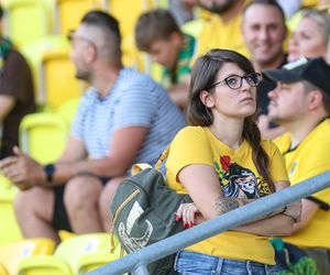 Kibice na meczu GKS Katowice - Arka Gdynia