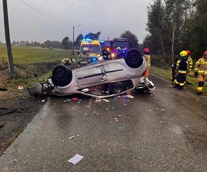 Grożny wypadek koło Strawczyna