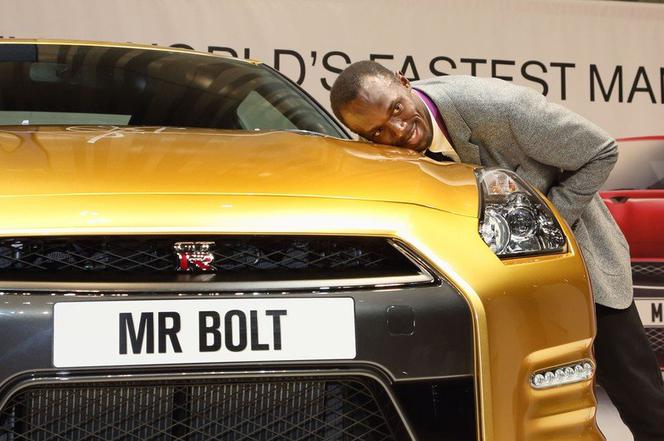 Usain Bolt i Nissan GT-R 
