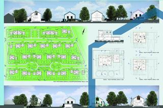 Ekologiczny zespół domów jednorodzinnych w Będzinie. Autor pracy dyplomowej: Mateusz Dworak