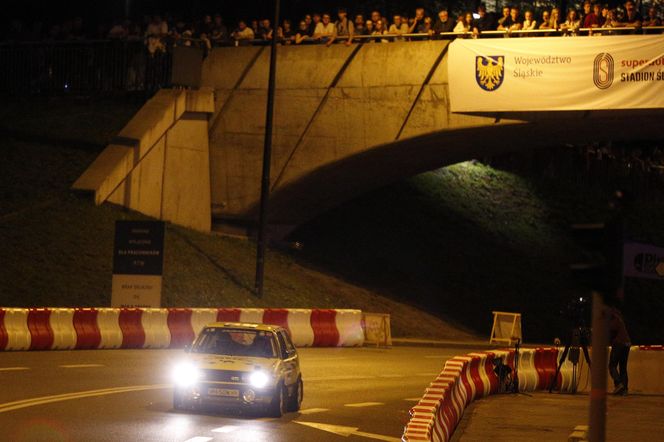 Rajd Śląska 2025. Nocny odcinek specjalny ulicami Katowic
