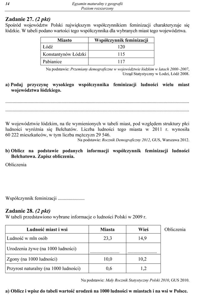 Geografia rozszerzona 14