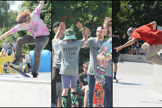 Skatepark na Widzewie w sobotę wypróbowały ekipy deskorolkowców ze skateshopów z całej Polski