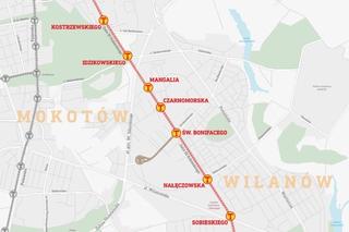 Tramwaj do Wilanowa – trasa i przystanki