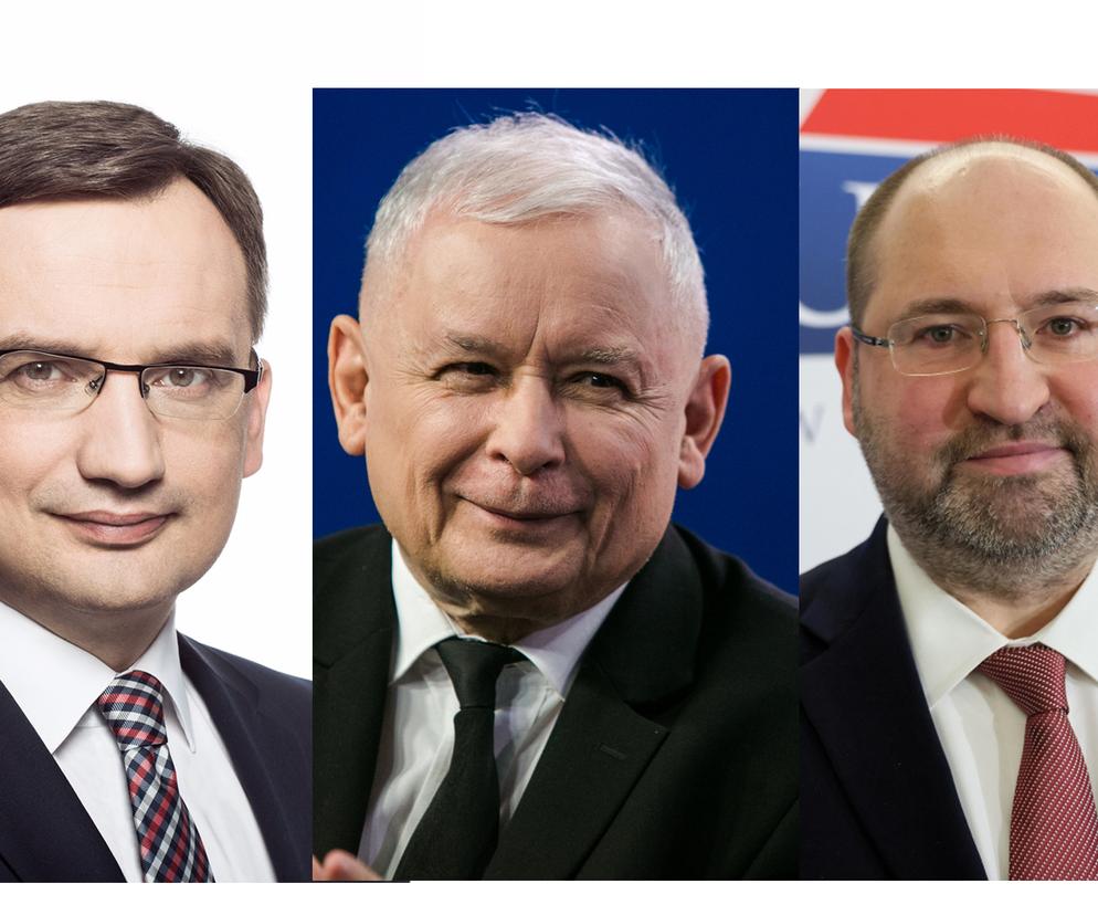 Zbigniew Ziobro, Jarosław Kaczyński, Adam Bielan 