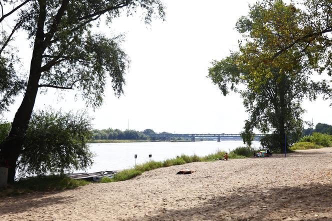 Plaża na Żoliborzu – widok ku rzece