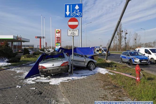 Tragiczny wypadek drogowy na al. Sobieskiego we Wrocławiu