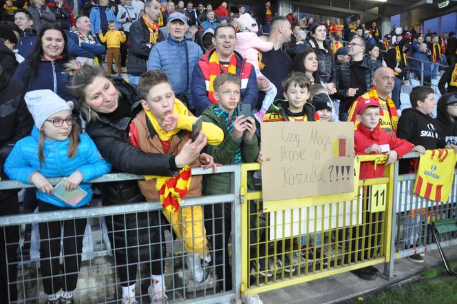 Korona Kielce - Jagiellonia Białystok. Żółto-czerwone derby w obiektywie