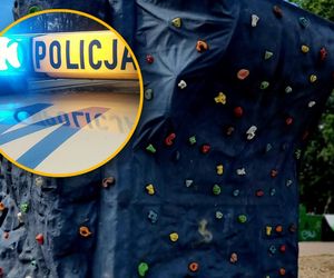13-latek utknął na ściance wspinaczkowej. Na pomoc ruszyli policjanci